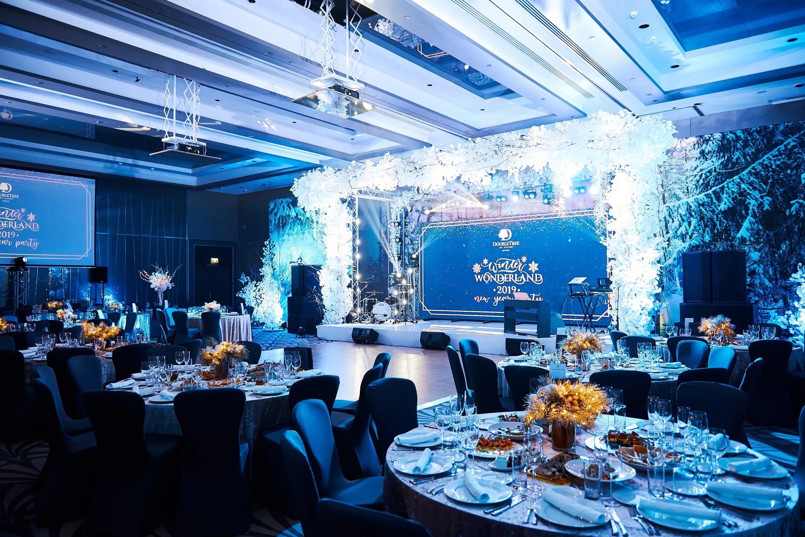 Hilton New Year 2018: новогодняя ночь в Минске — фото кейса KIT Solutions