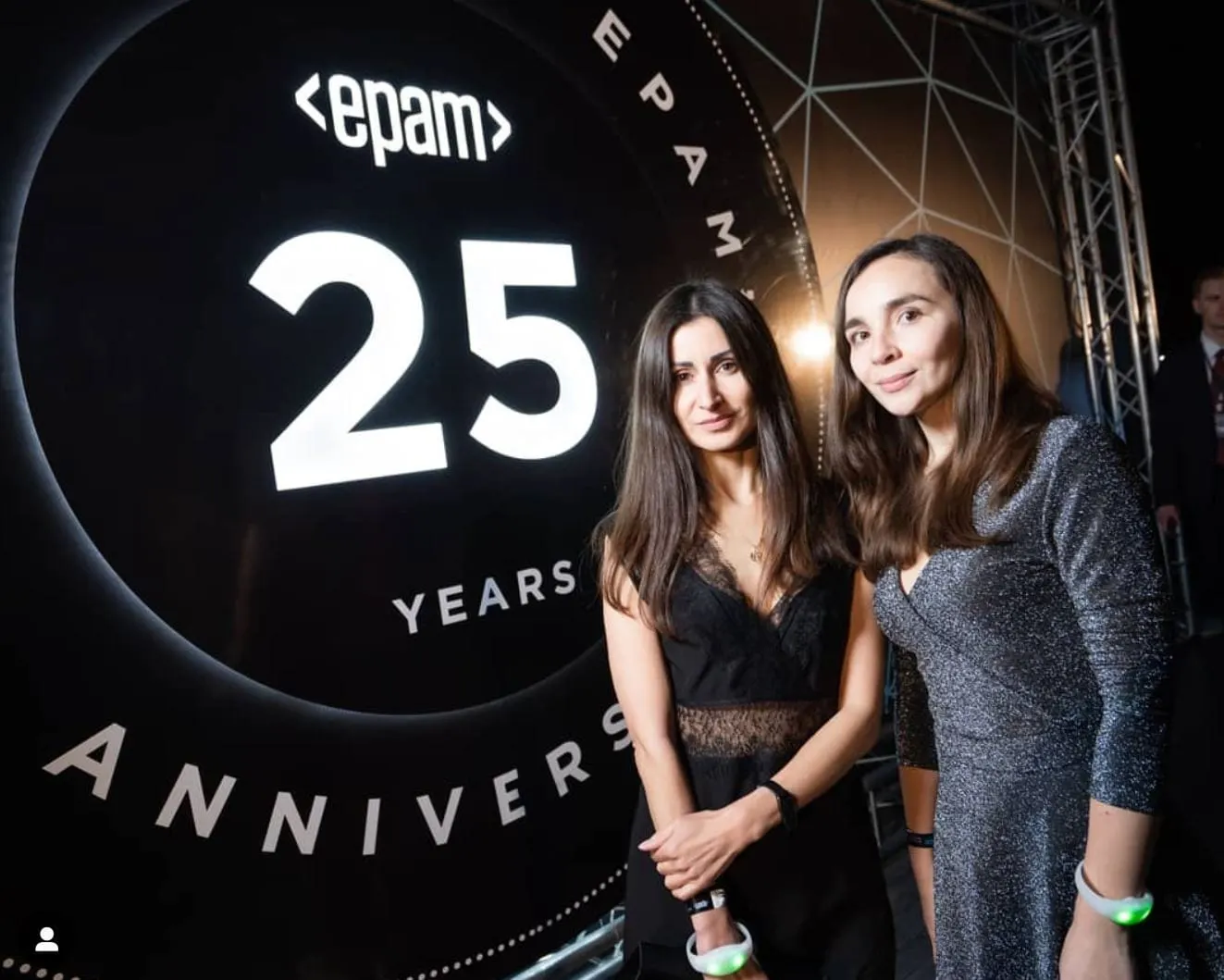 Минск-Арена с юбилейным брендингом EPAM 25 лет
