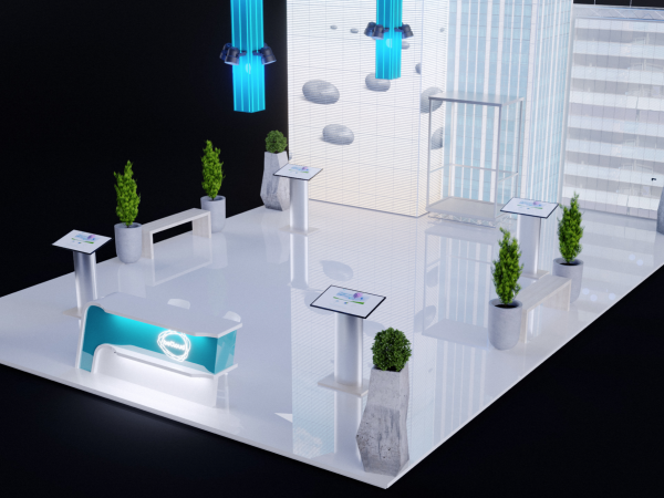 Выставка tibo, стенд beCloud, 2017