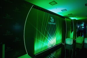 Брендинг зала для юбилея компании в Минске